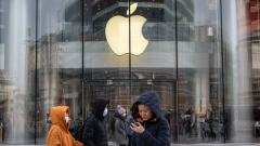 An Apple Inc. store in Beijing, China, on Friday, Feb. 2, 2024. Apple's latest quarterly results triggered investor fears that the company is losing clout in China, a long-prized market that generates roughly a fifth of its sales. Bloomberg