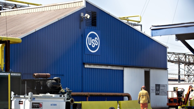 <p>A United States Steel Corp. facility in Granite City, Illinois.</p>
