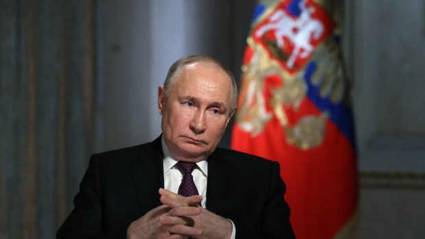 Vladimir Putin Photographer: Gavriil Grigorov/AFP/Getty Images