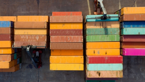 Shipping containers. Photographer: Bloomberg Creative Photos/Bloomberg