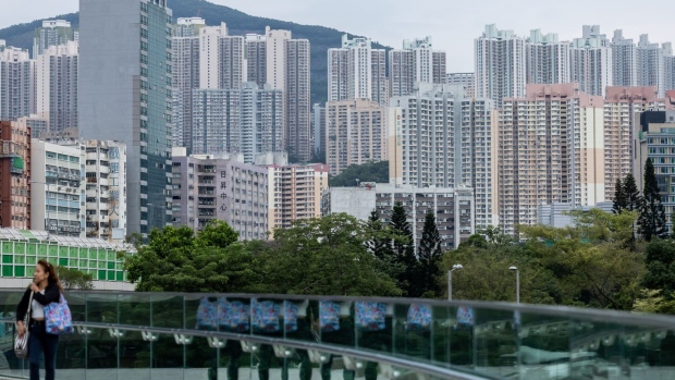 <p>Residential buildings in Hong Kong.</p>