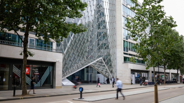 The office building at 55 Baker Street, housing the offices of Brevan Howard Asset Management LP, in London, U.K., on Monday, Aug. 23, 2021. Famed investment firm Brevan Howard, which as recently as mid-2019 was struggling to stem an unprecedented client exodus, shut its flagship fund to investors earlier this year. Photographer: Jason Alden/Bloomberg