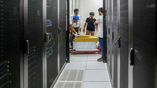 As a cloud computing operator, Yotta offers companies access to data storage and computing power they can scale up or down as needed. Photographer: Dhiraj Singh/Bloomberg