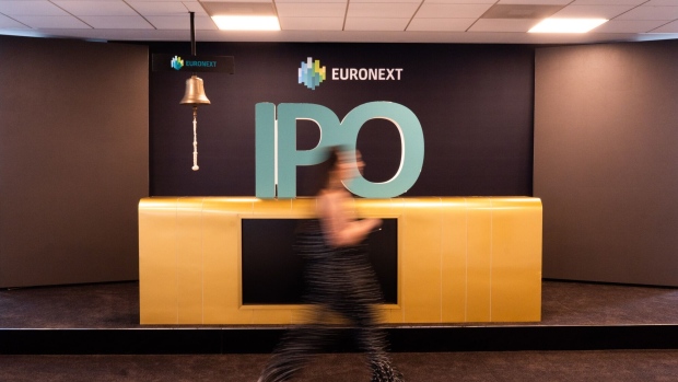 The Euronext stock exchange in Paris.