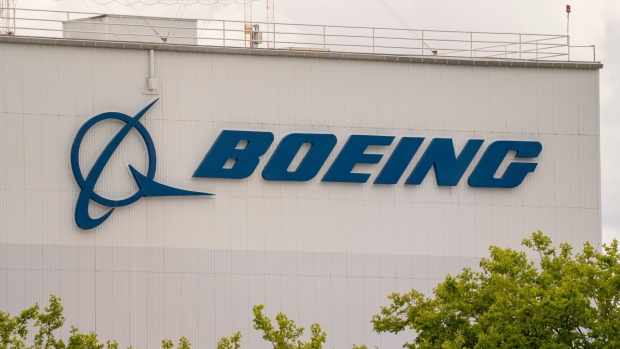 The Boeing logo 