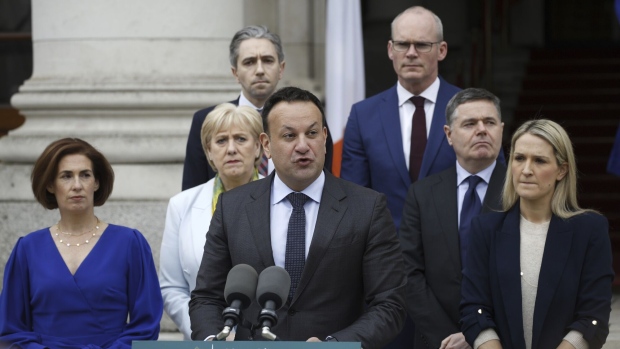 Leo Varadkar announced he would step down as Ireland’s prime minister to allow his successor enough time to prepare for the next election. Photographer: Nick Bradshaw/PA Images/Getty Images