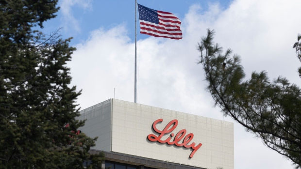 <p>The Eli Lilly headquarters in Indianapolis, Indiana.</p>