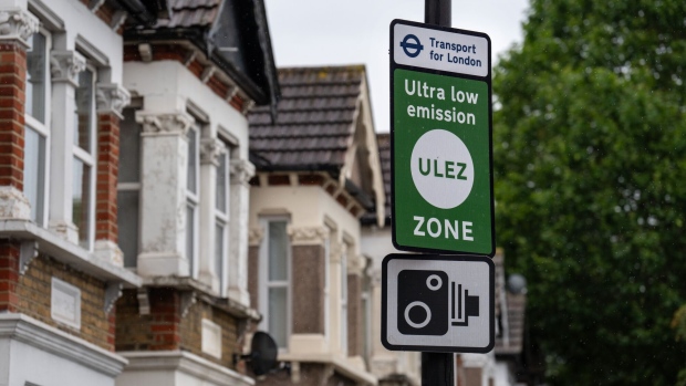 <p>An Ultra Low Emission Zone in London.</p>