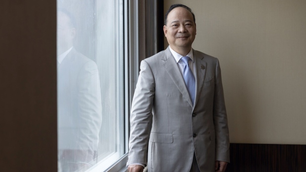 Robin Zeng, chairman of Contemporary Amperex Technology Co. (CATL), in Hong Kong, China, on Monday, March 25, 2024. Photographer: Paul Yueng/Bloomberg