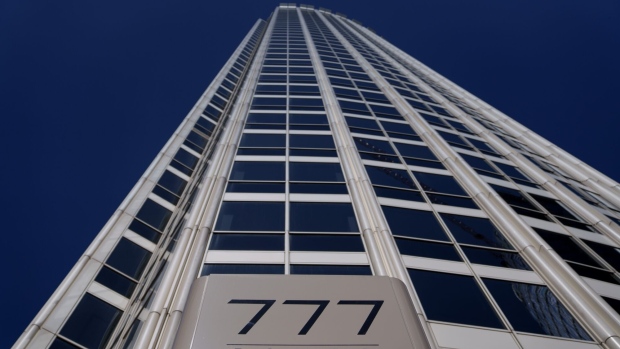 The 777 Tower in Los Angeles, California.
