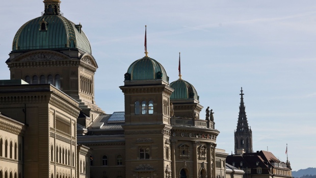 <p>Switzerland's parliament building in Bern.</p>