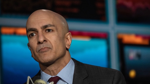 Neel Kashkari, president and chief executive officer of the Federal Reserve Bank of Minneapolis, during an interview in New York, US, on Tuesday, Nov. 7, 2023. Kashkari said policymakers have yet to win the fight against inflation and that they will consider more tightening if needed.