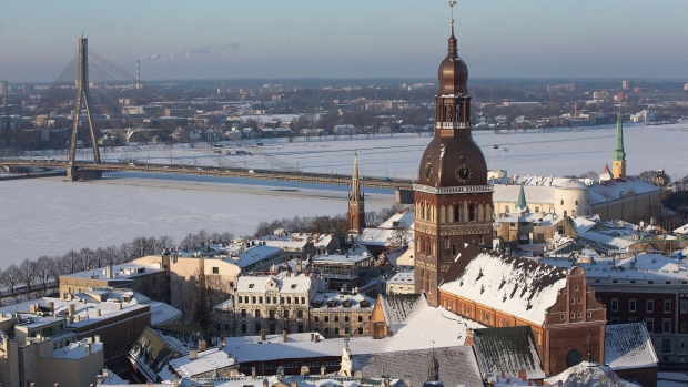 The city of Riga.