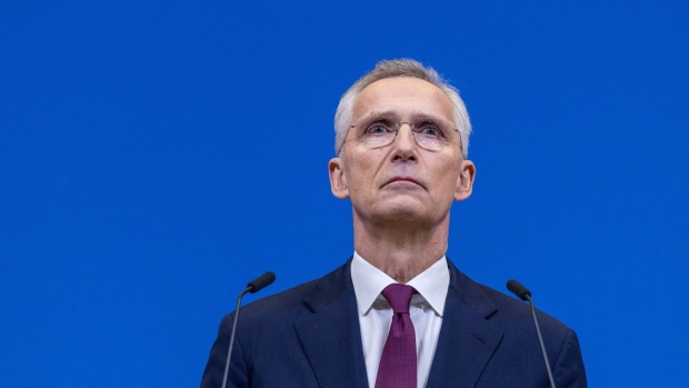<p>Jens Stoltenberg at NATO headquarters in Brussels.</p>