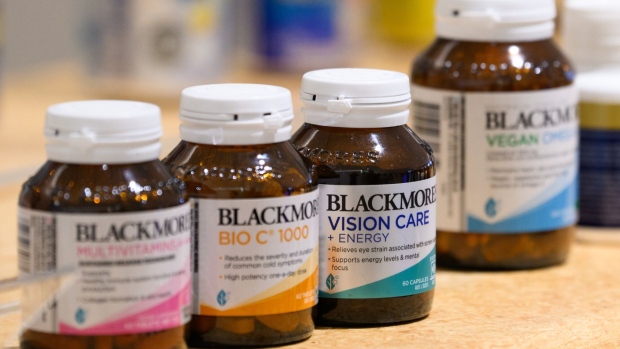 Blackmores vitamins and supplements.