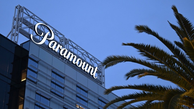 Paramount is in exclusive negotiations with David Ellison’s Skydance, a production partner on films such as Mission: Impossible and Top Gun.  Photographer: Patrick T. Fallon/AFP/Getty Images