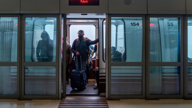 Plans for a new Air Train at Newark Liberty International Airport are still in the works. Photographer: Christopher Occhicone/Bloomberg