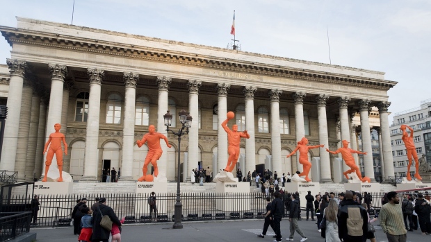 The Nike Air Innovation Summit at the Palais Brongniart in Paris on April 11. Photographer: Dominique Maitre/WWD/Getty Images