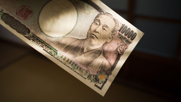 A Japanese 10,000-yen banknote.