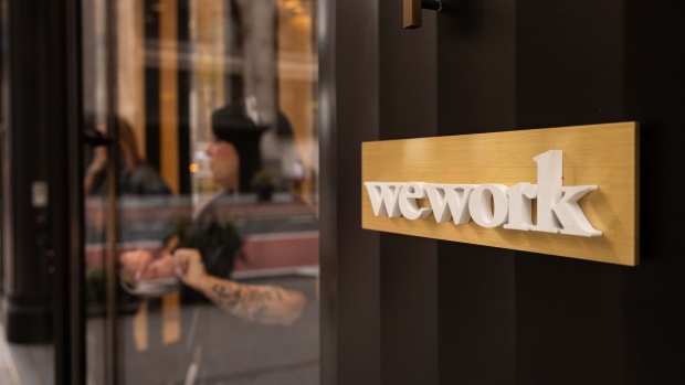 <p>A WeWork co-working office space in New York.</p>
