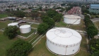 <p>Fuel storage tanks in Jakarta, Indonesia.</p>