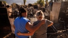 <p>Residents observe the remains of their home that was destroyed during the Highland Fire in Aguanga, California, in 2023.</p>