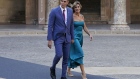 Pedro Sanchez, with his wife Begona Gomez, in Granada, in 2023. Photographer: Paul Hanna/Bloomberg