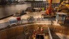 <p>Construction work on the Thames Tideway Tunnel project's Carnwath Road Riverside site in London.</p>