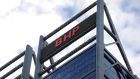 The BHP Group Ltd. logo atop Brookfield Place in Perth, Australia, on Thursday, April 25, 2024. BHP proposed a takeover of Anglo American Plc that values the smaller miner at £31.1 billion ($38.8 billion), in a deal that would catapult the combined company’s copper production far beyond its rivals while sparking the biggest shakeup in the industry in over a decade. Photographer: Philip Gostelow/Bloomberg