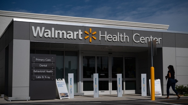 <p>A Walmart Health center in St. Petersburg, Florida.</p>