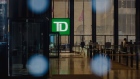 The Toronto-Dominion (TD) bank headquarters in the financial district of Toronto, Ontario, Canada, on Friday, March 1, 2024. An increase in trading revenue gave Canada’s big banks a boost during a quarter largely dominated by larger loan-loss provisions and growing credit stress. Photographer: Chloe Ellingson/Bloomberg