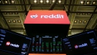 Reddit Inc. signage during the company's IPO at the New York Stock Exchange. Photographer: Michael Nagle/Bloomberg