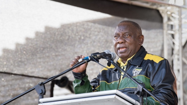 Cyril Ramaphosa Photographer: Rodger Bosch/AFP/Getty Images