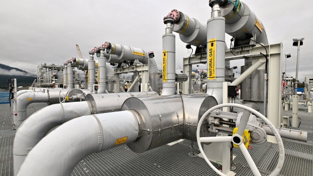 An LNG facility during in Kitimat, British Columbia, Canada. Photographer: Jennifer Gauthier/Bloomberg