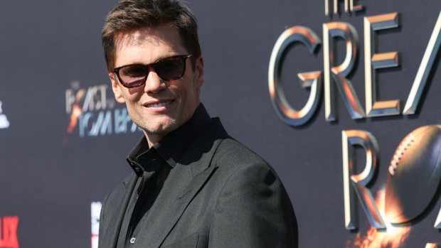Tom Brady attends Netflix Is A Joke Fest's "The Greatest Roast Of All Time: Tom Brady" at The Kia Forum on May 05, 2024 in Inglewood, California. Photographer: Monica Schipper/Getty Images North America
