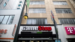 <p>A GameStop store in New York.</p>