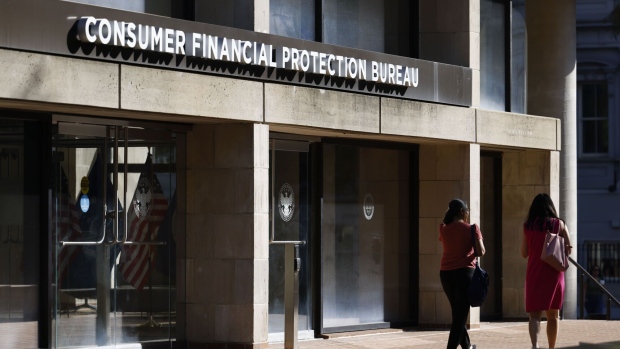 <p>The US Consumer Financial Protection Bureau headquarters in Washington, DC.</p>
