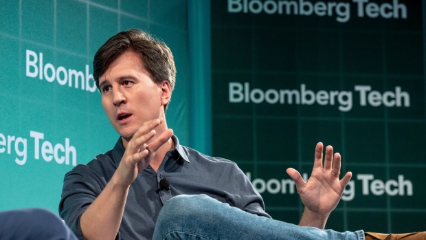 Jan Sramek, founder and CEO of California Forever, during the Bloomberg Technology Summit in San Francisco on May 9.
