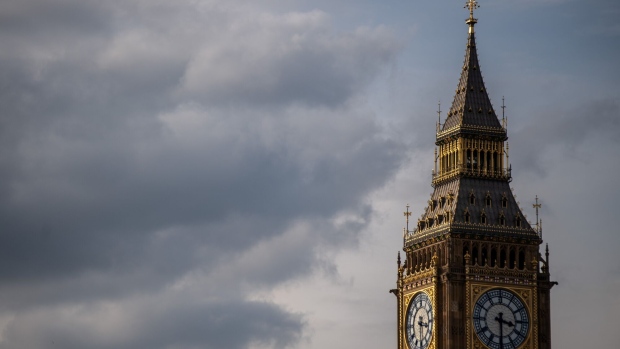 The Elizabeth Tower, which houses the Big Ben bell, at the Houses of Parliament in London, UK, on Wednesday, March 20, 2024. UK Prime Minister Rishi Sunak is hoping the Bank of England can begin cutting interest rates soon enough for voter to feel the relief before his Conservatives face Keir Starmer’s resurgent Labour Party in an election expected in the “second half” of the year. Photographer: Chris J. Ratcliffe/Bloomberg