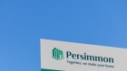 <p>A sign at the entrance to a Persimmon Plc residential property construction site in Braintree, UK.</p>