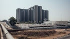 <p>The Nigerian central bank in Abuja.</p>
