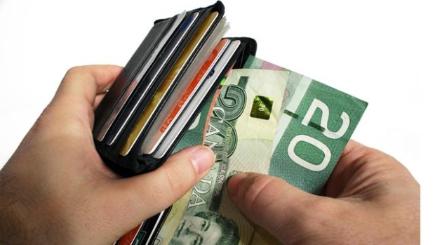 Canadian Money Currency Wallet Spending debt money