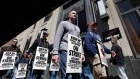Verizon workers on strike