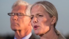 Minister of Environment Catherine McKenna (right) and Minister of Natural Resources Jim Carr 