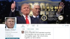 Donald Trump's Twitter page