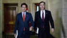 Prime Minister Justin Trudeau with Finance Minister Bill Morneau