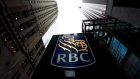 A Royal Bank of Canada sign is pictured in downtown Toronto