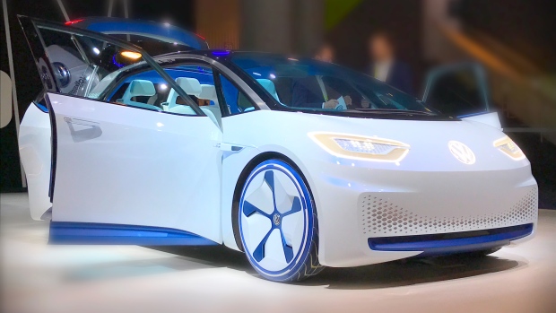 Volkswagen's self-driving car prototype from CES 2017