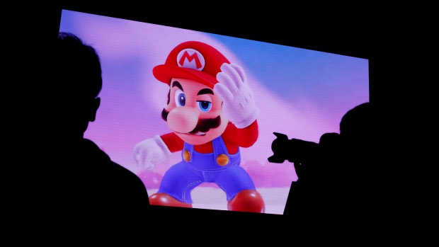 Presentation ceremony of Nintendo's new game console Switch in Tokyo, Japan