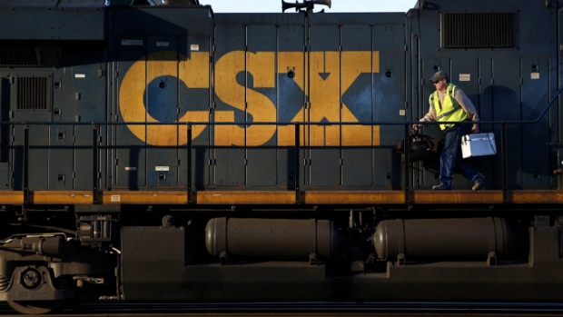 CSX train car